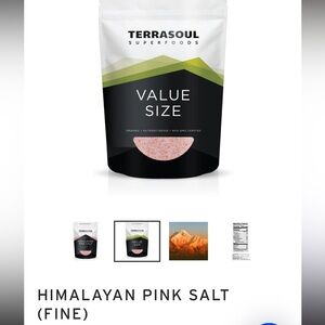 Terrasoul Superfoods Himalayan Pink Salt